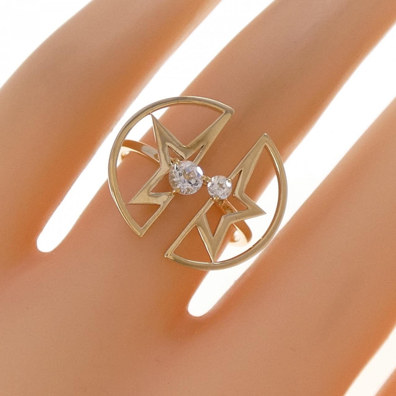 スタージュエリー ホワイトトパーズ リング