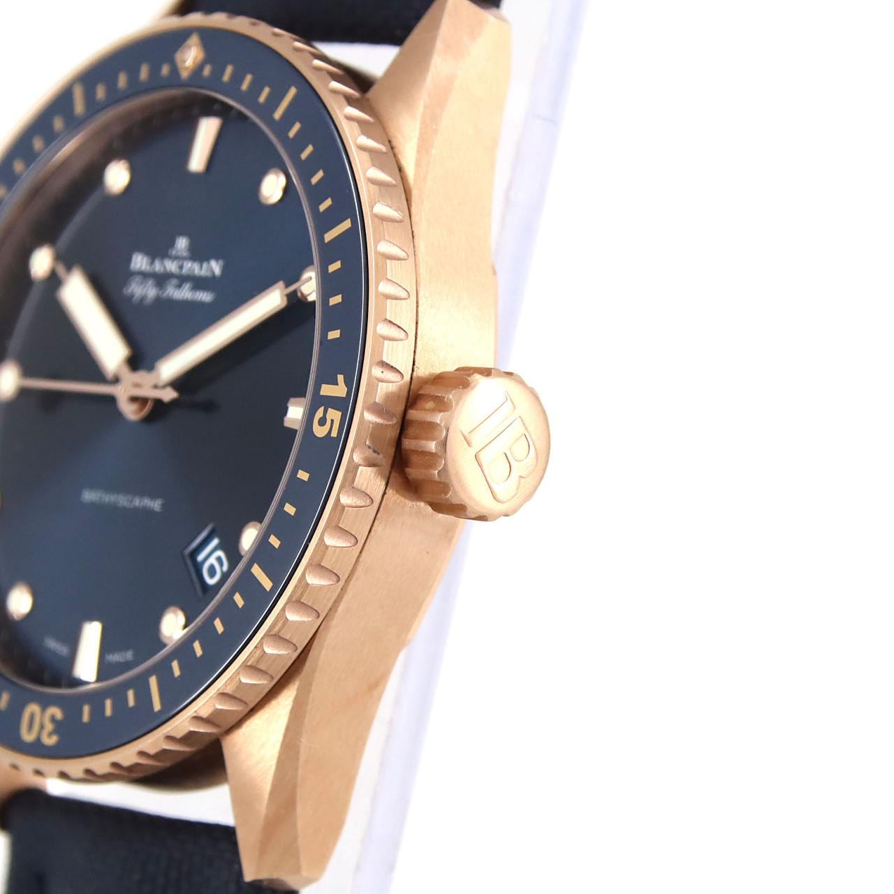 ブランパン フィフティファゾムスバチスカーフ PG 5000-36S40-O52A PG･RG 自動巻