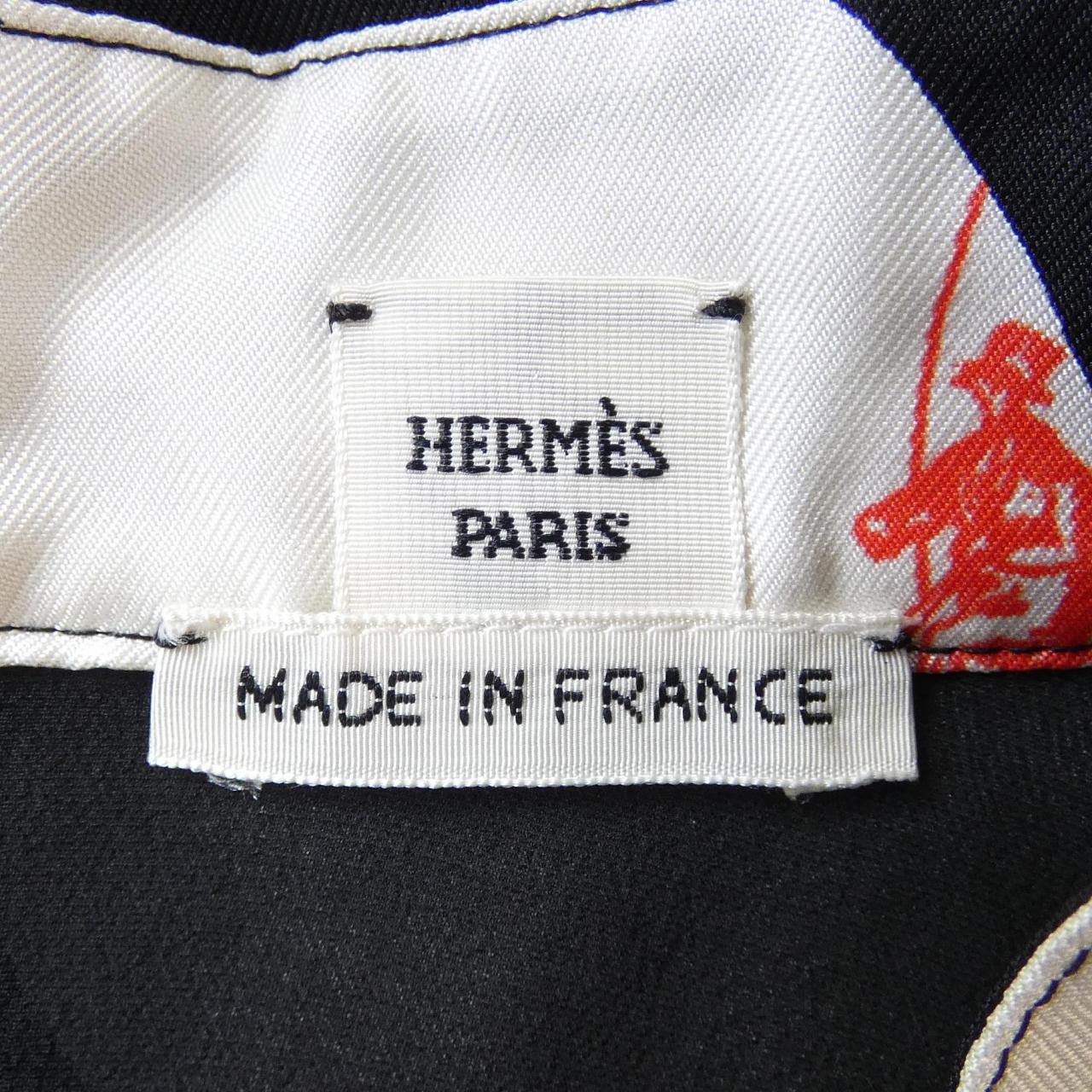 エルメス HERMES JEU DES OMNIBUS ET DAMES BLANCHES *07-7311 ワンピース