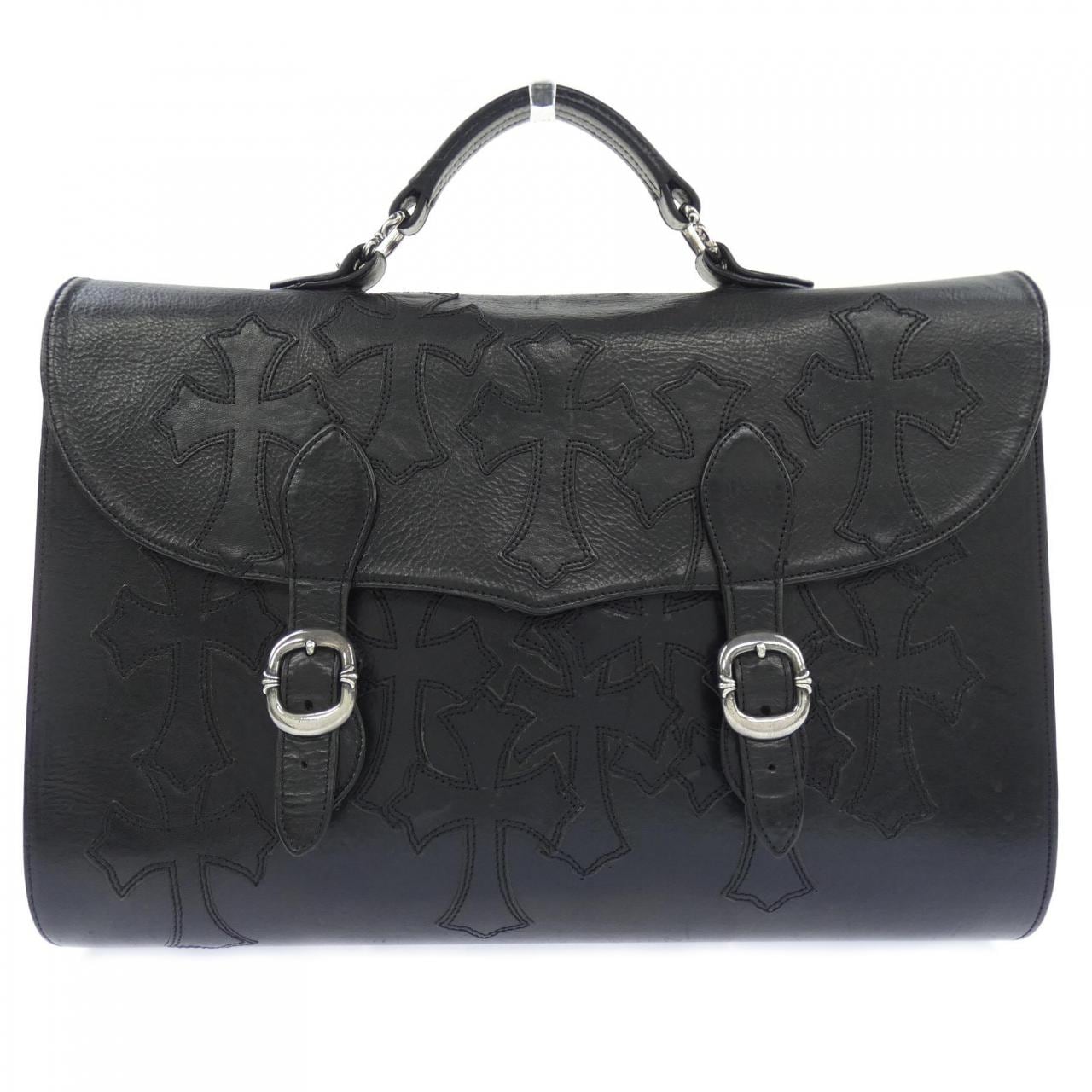 クロムハーツ CHROME HEARTS BRIEFCASE CEMETERY CROSS BAG