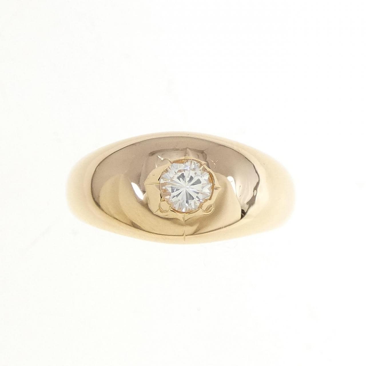 K18YG ダイヤモンド リング 0.2CT