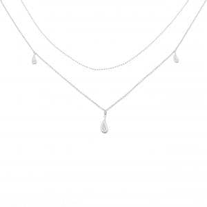 K18WG ダイヤモンド ネックレス 0.05CT