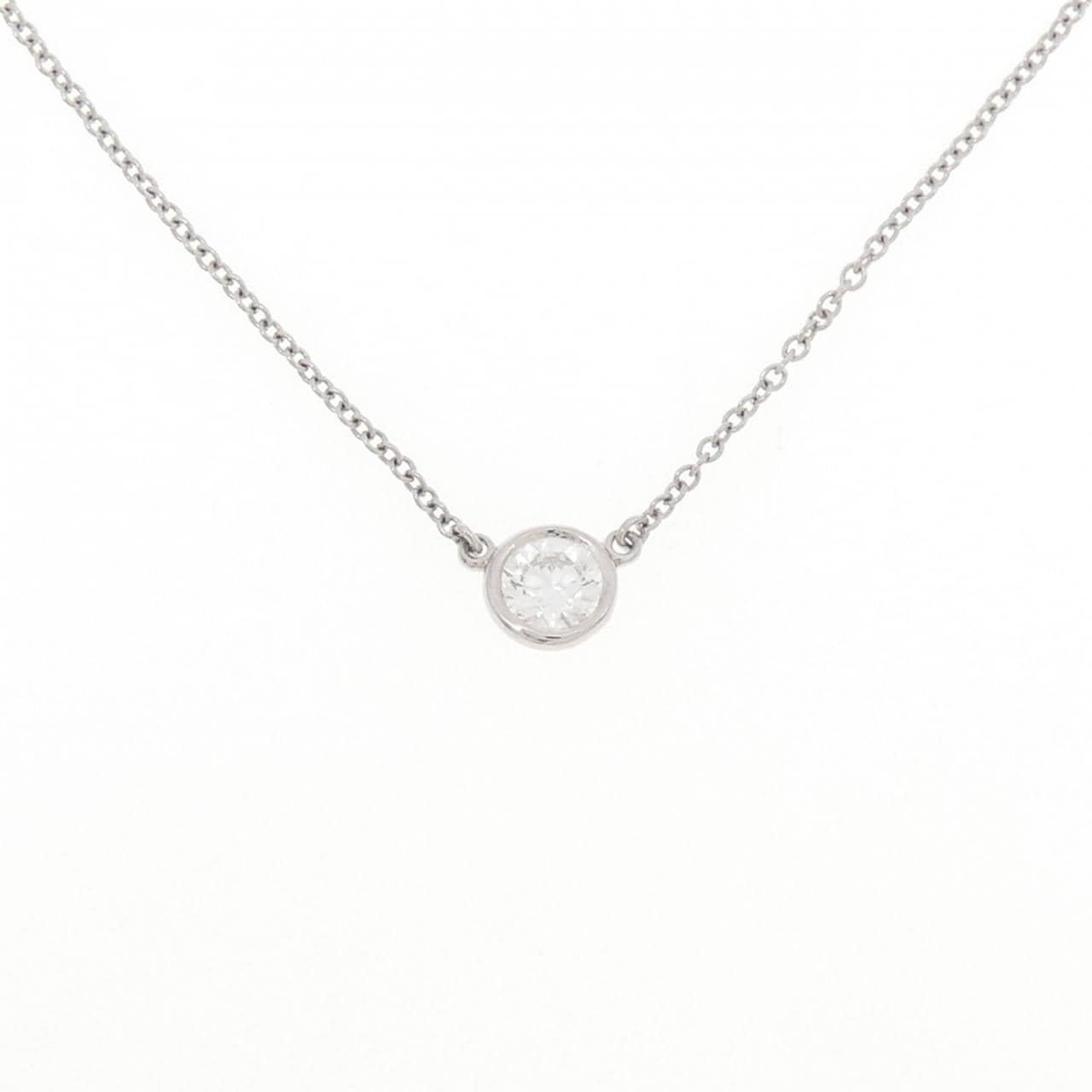 ティファニー バイザヤード ネックレス 0.34CT F VS2 3EXT