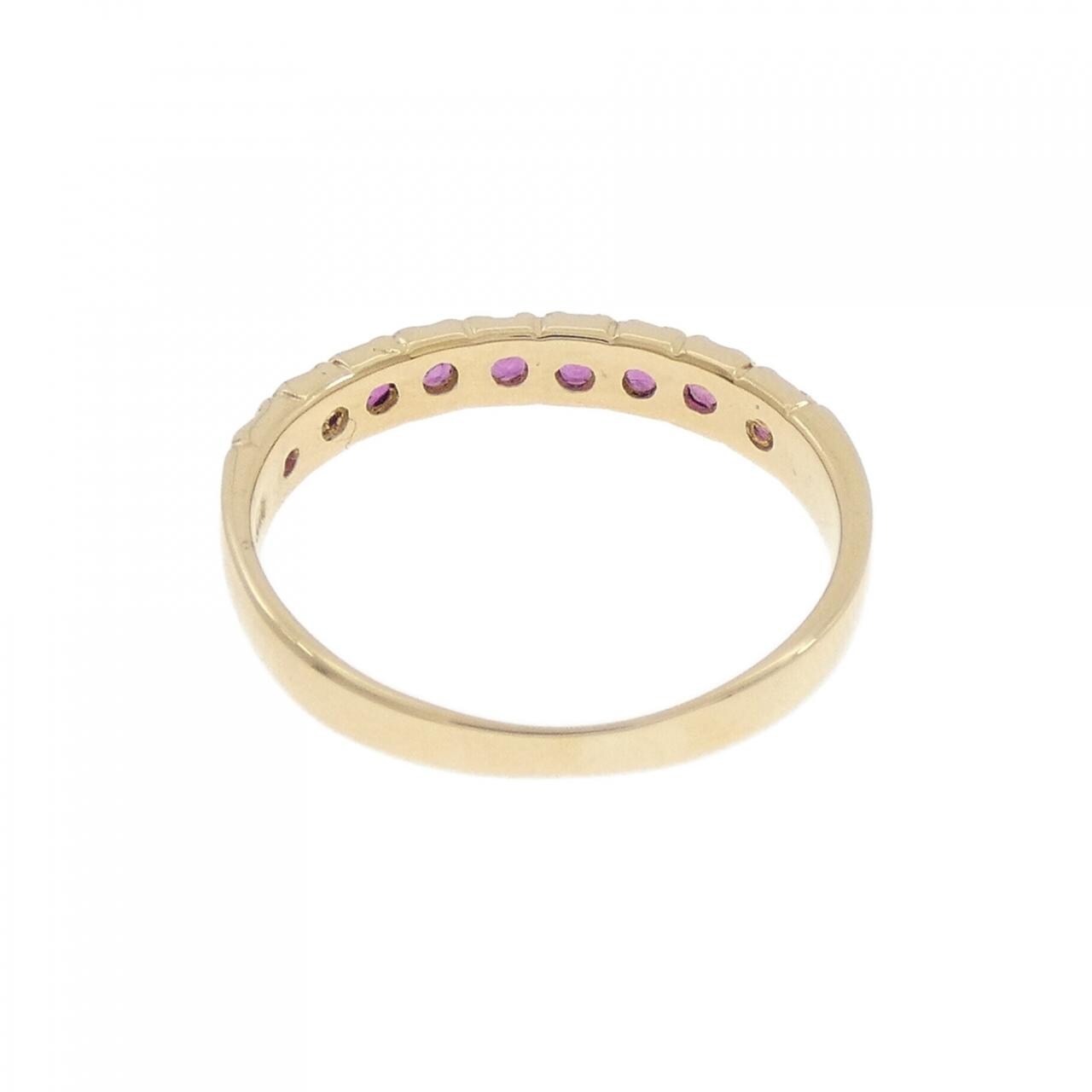 K18YG ルビー リング