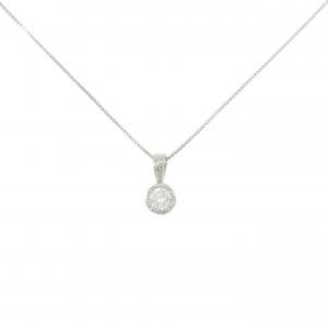 PT900/PT850 ソリティア ダイヤモンド ネックレス 0.21CT