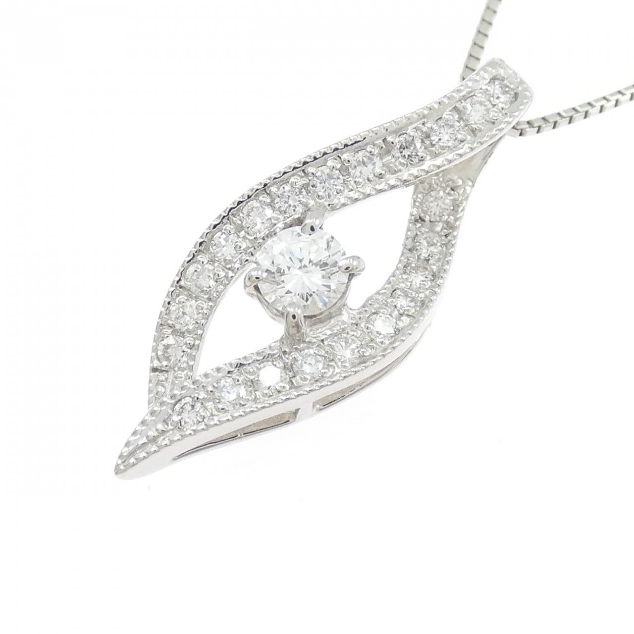 PT900/PT850 ダイヤモンド ネックレス 0.24CT