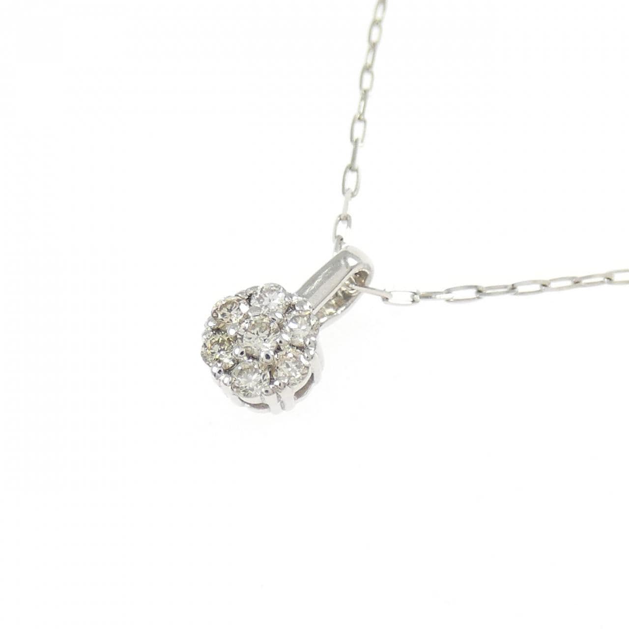 PT950/PT900 ダイヤモンド ネックレス 0.08CT