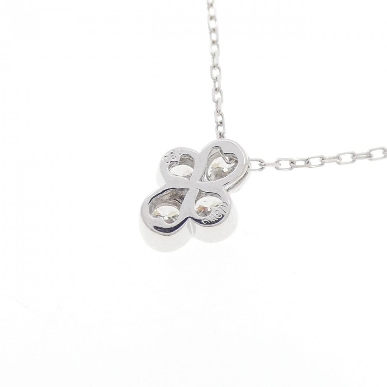 K18WG ダイヤモンド ネックレス 0.30CT