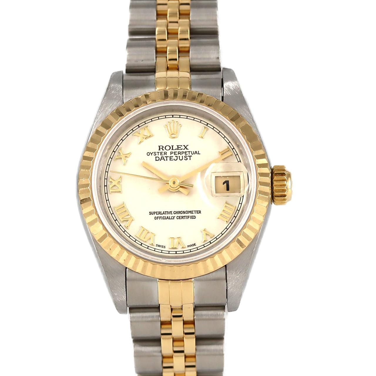 ロレックス デイトジャスト 69173 SSxYG 自動巻 W番