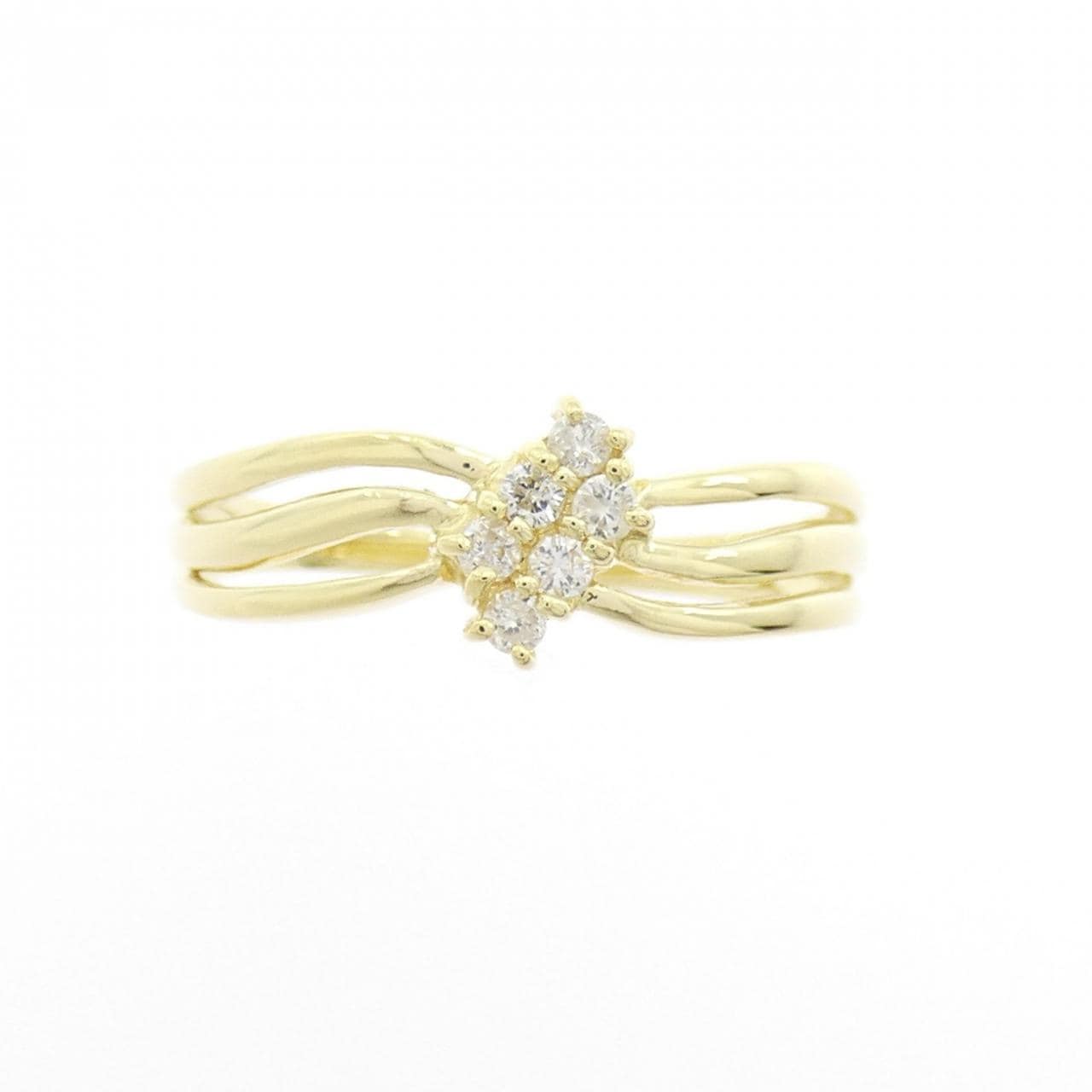 K18YG ダイヤモンド リング 0.10CT