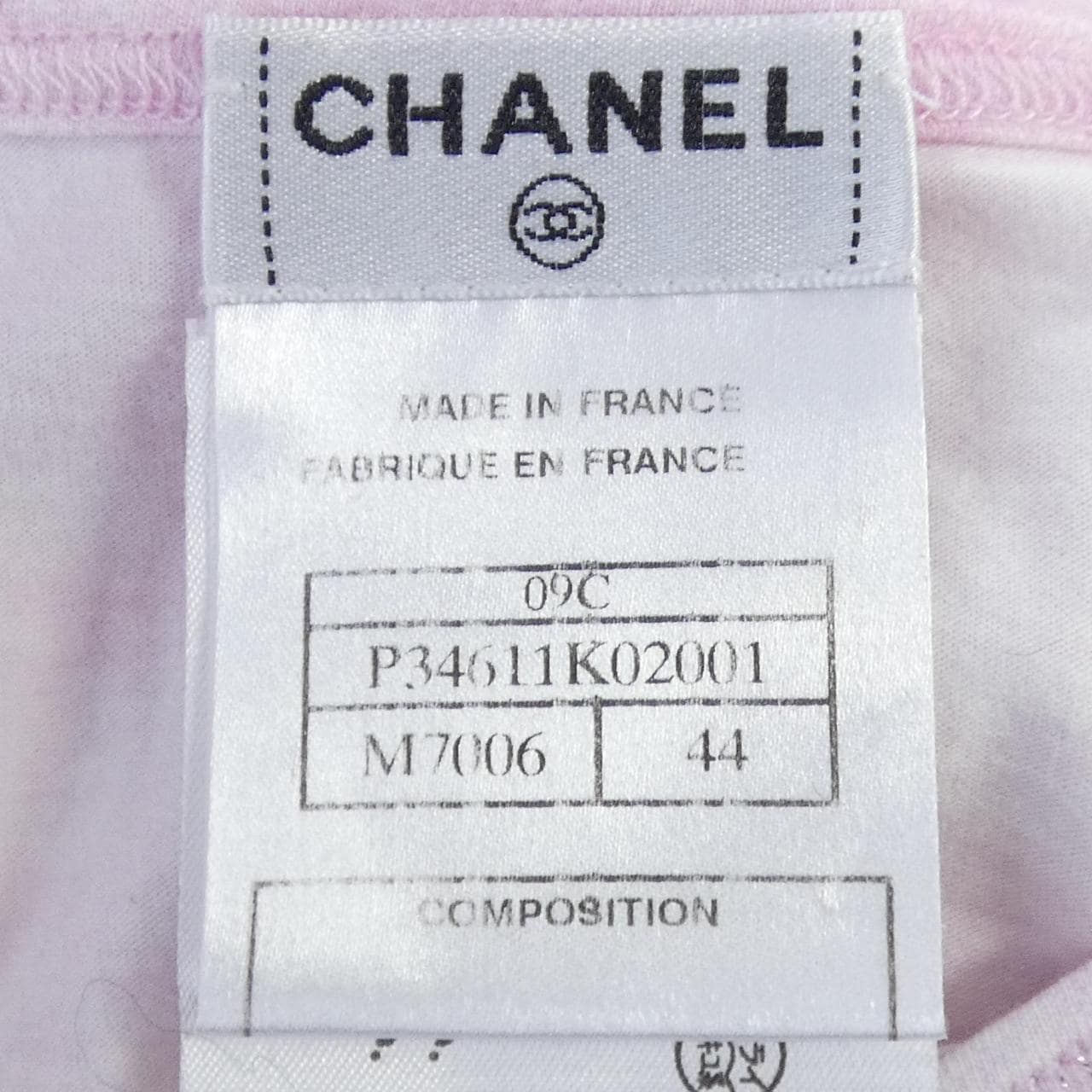 シャネル CHANEL P34611K02001 09C Tシャツ