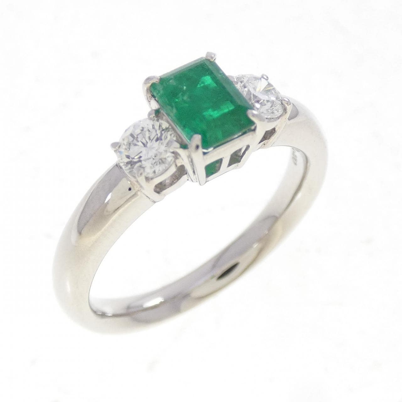 PT900 エメラルド リング 0.55CT
