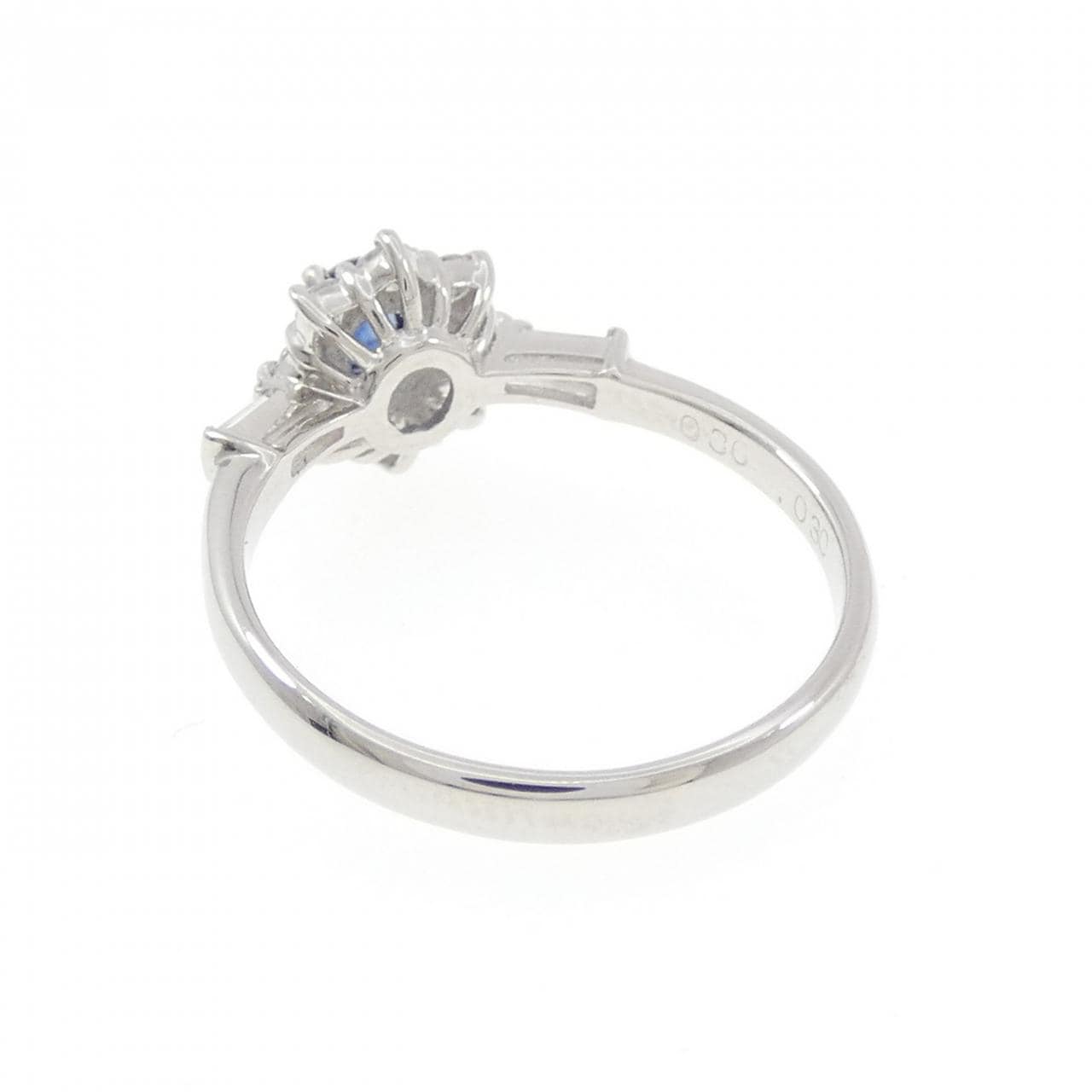 PT900 サファイヤ リング 0.30CT
