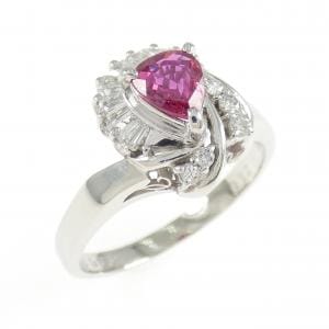 PT900 ルビー リング 0.32CT