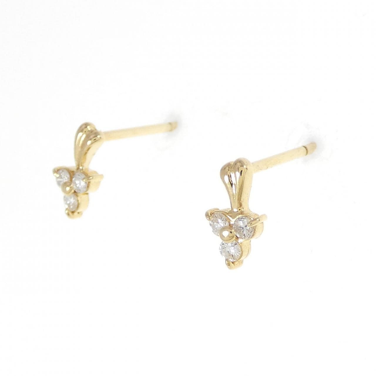 K18YG Diamond Earrings 0.11CT