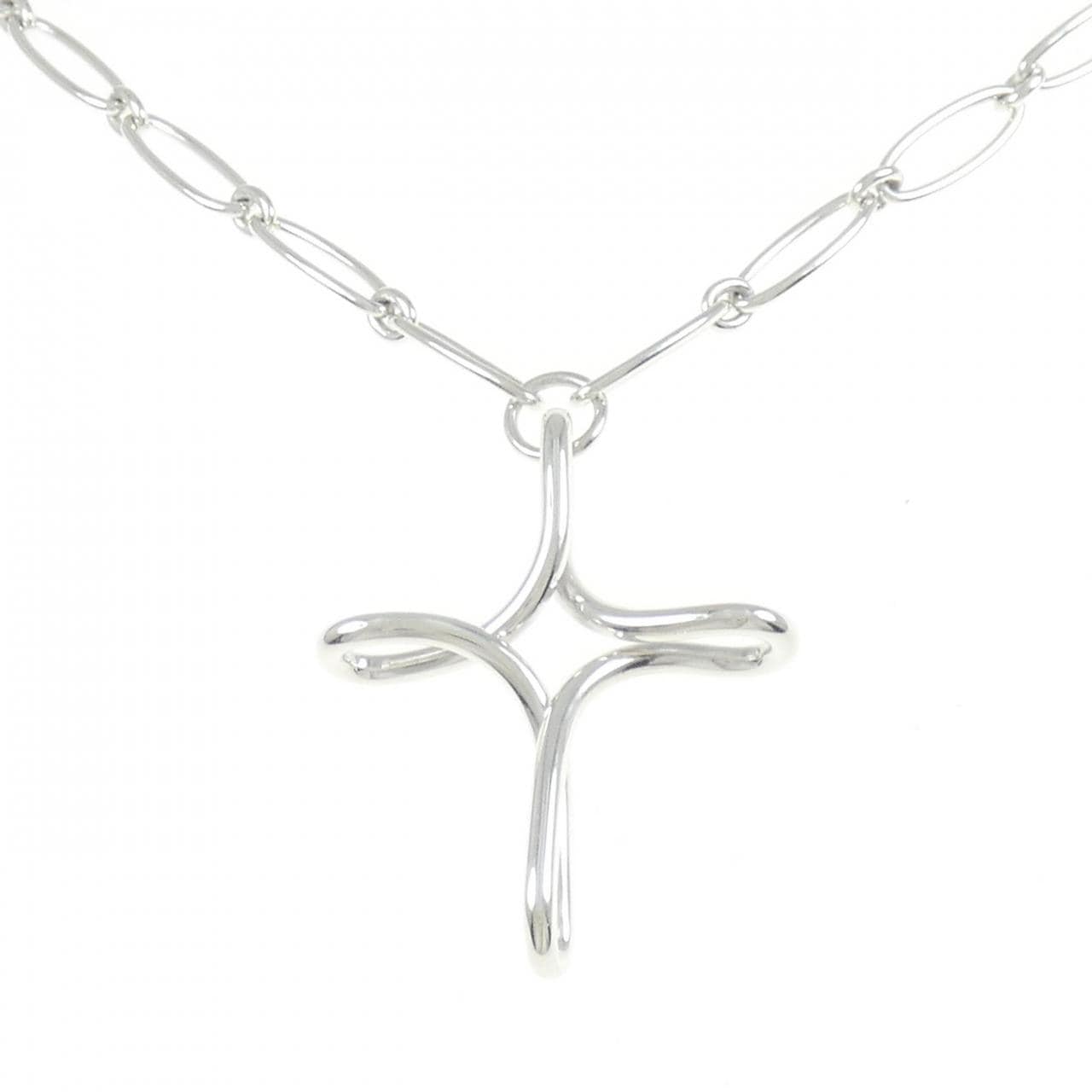 TIFFANY infinity cross necklace