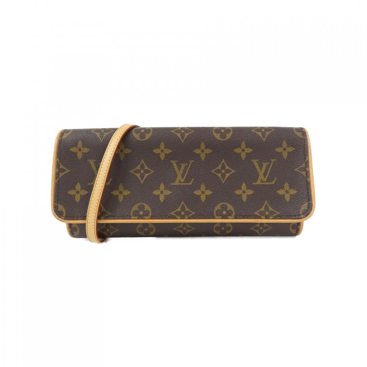 LOUIS VUITTON Monogram Pochette Twin GM M51852 單肩包