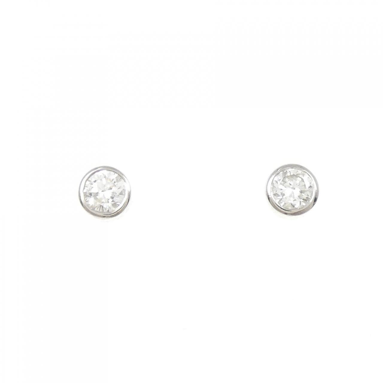PT900 ダイヤモンド ピアス 0.26CT