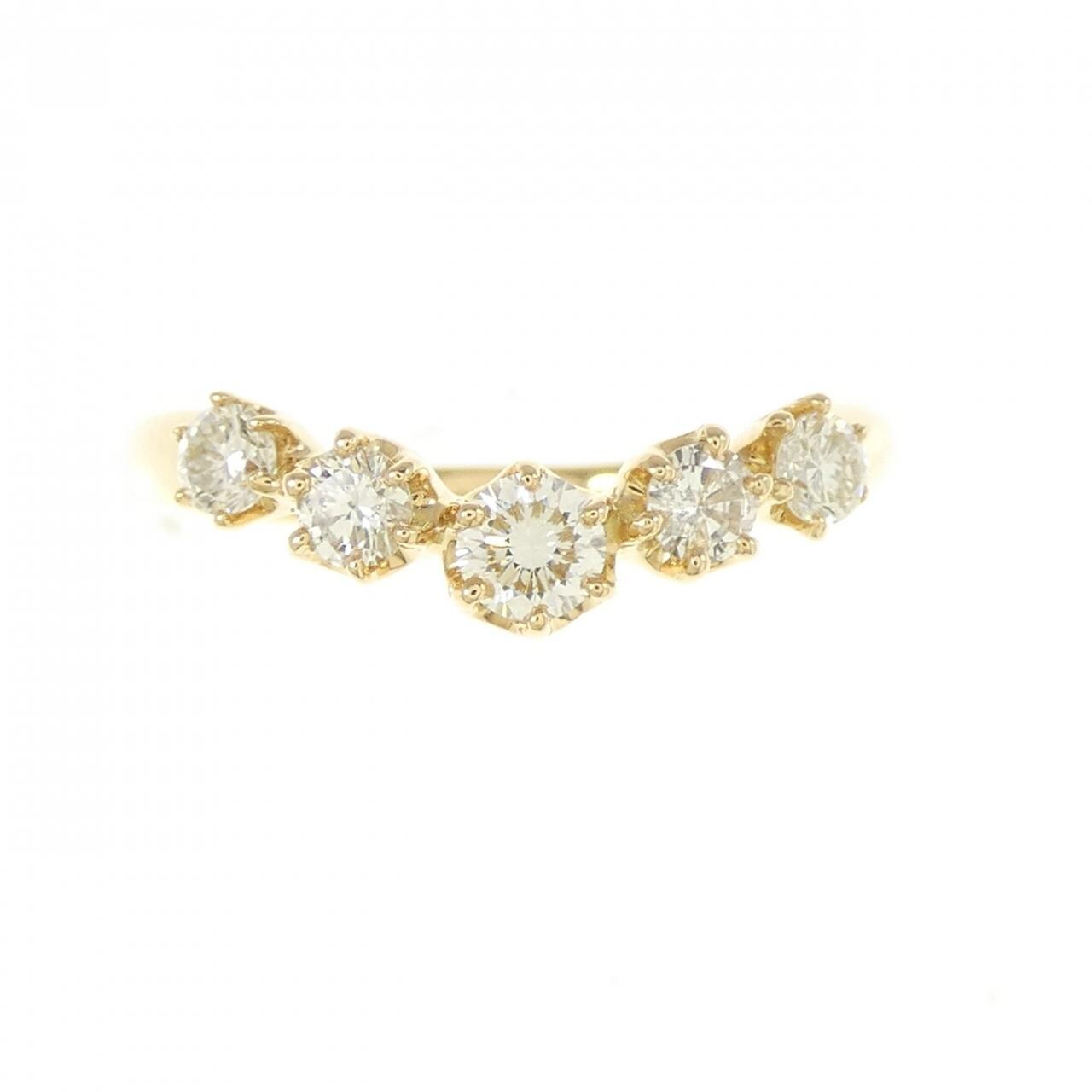 K18YG ダイヤモンド リング 0.50CT