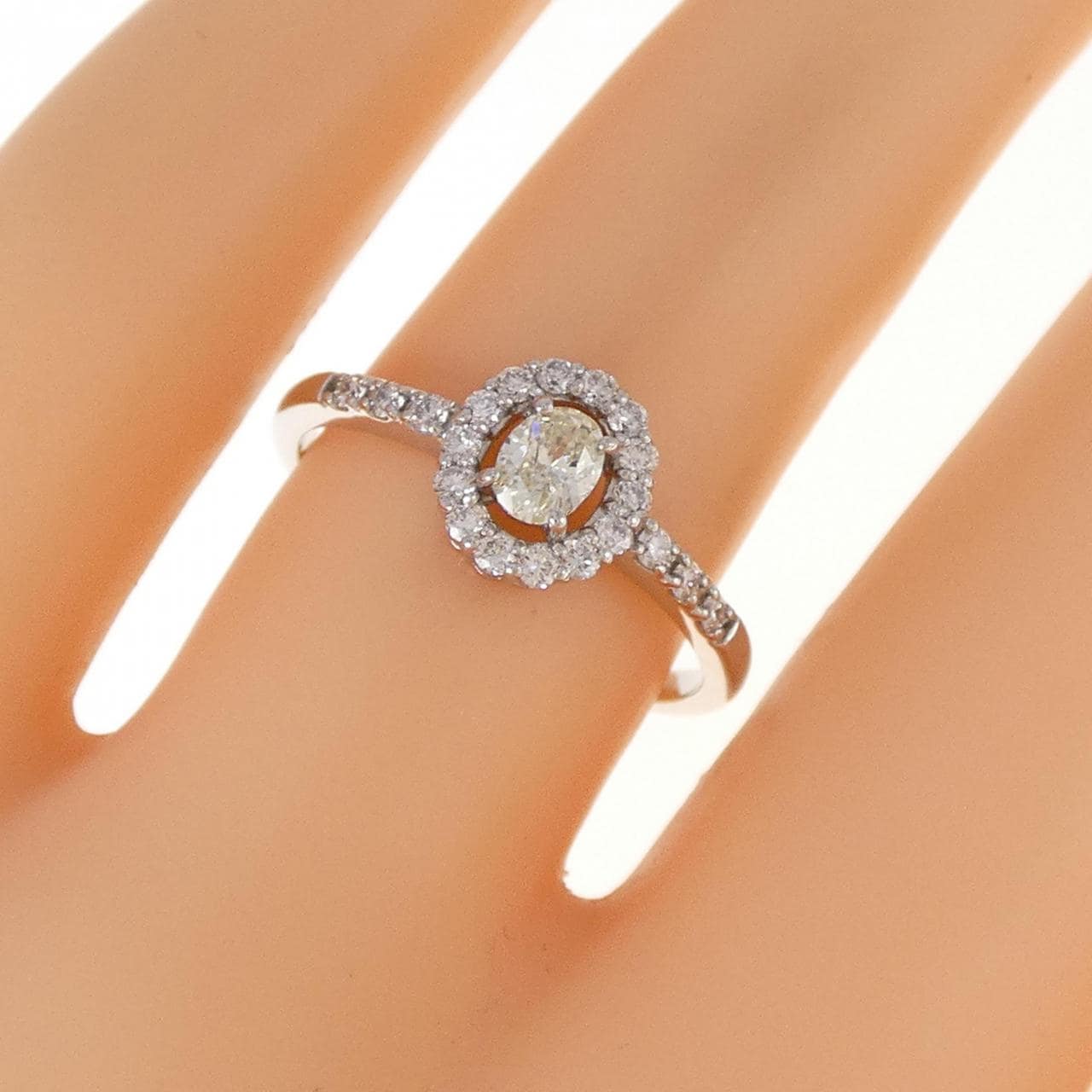 [新品] PT钻石戒指 0.184CT