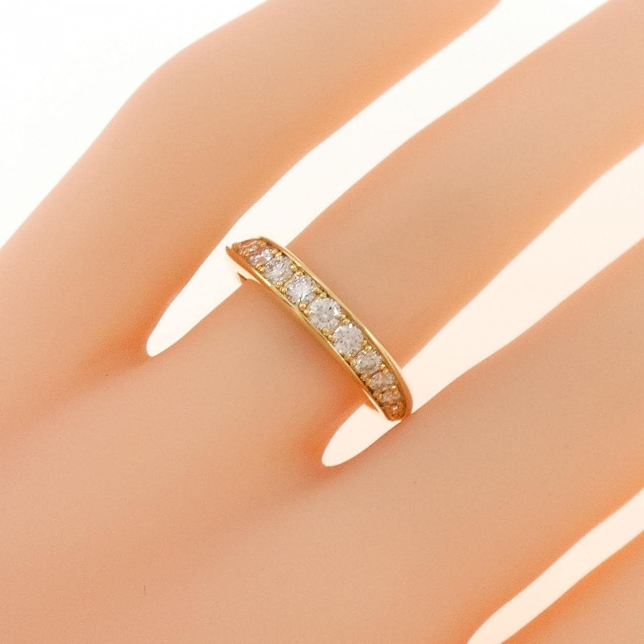 [BRAND NEW] K18YG Diamond ring 0.50CT