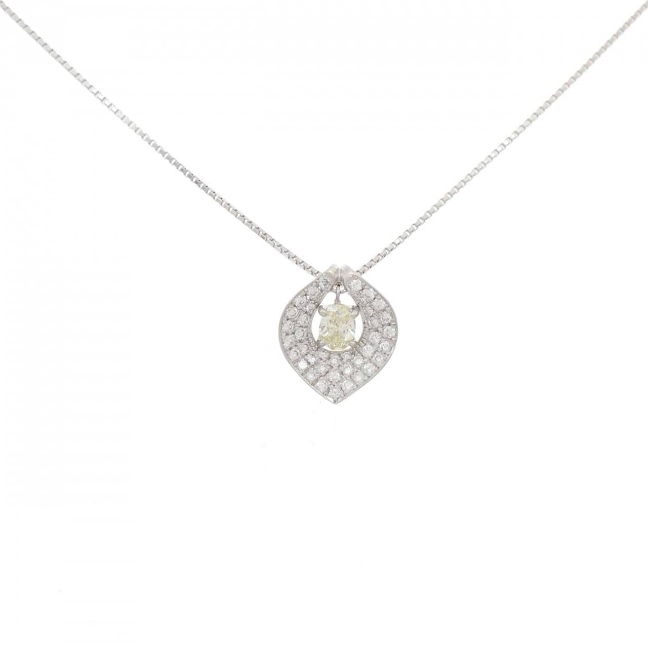 PT900/PT850 ダイヤモンド ネックレス 0.728CT