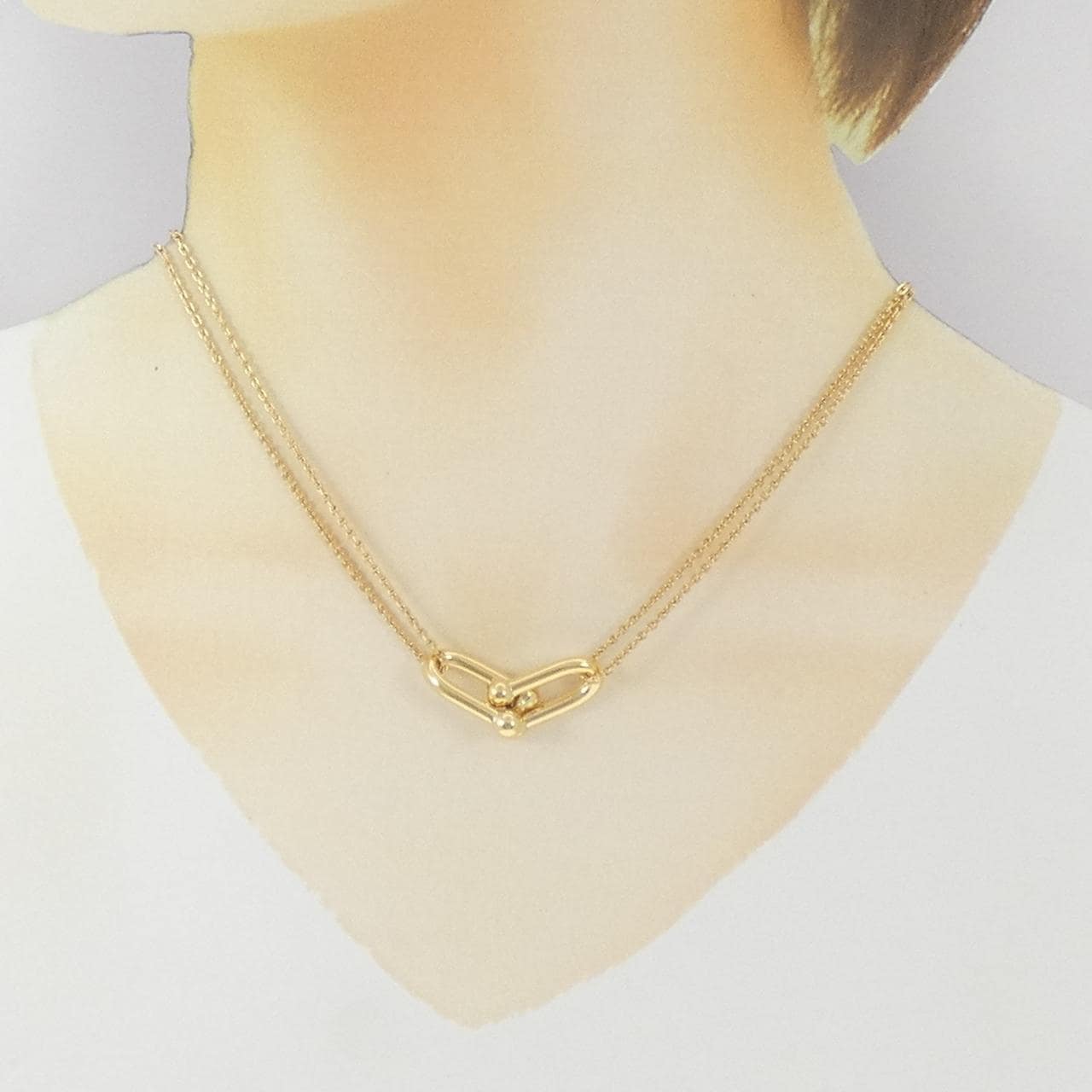 ティファニー ダブルリンク ラージ ネックレス