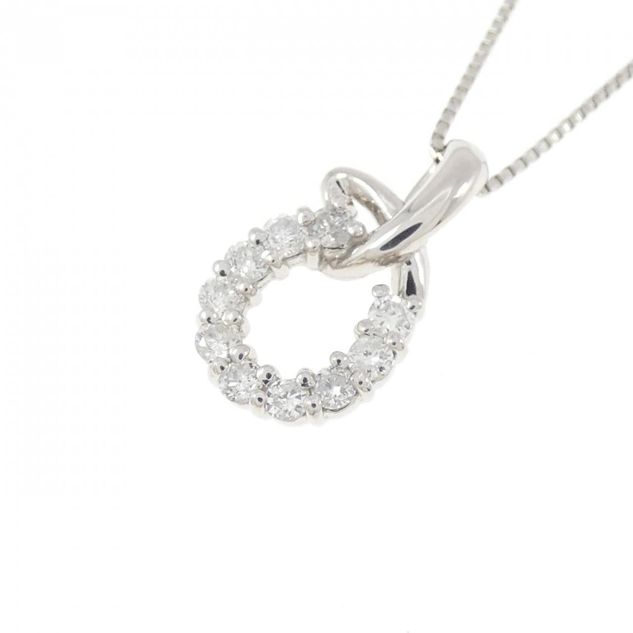 PT900/PT850 ダイヤモンド ネックレス 0.20CT