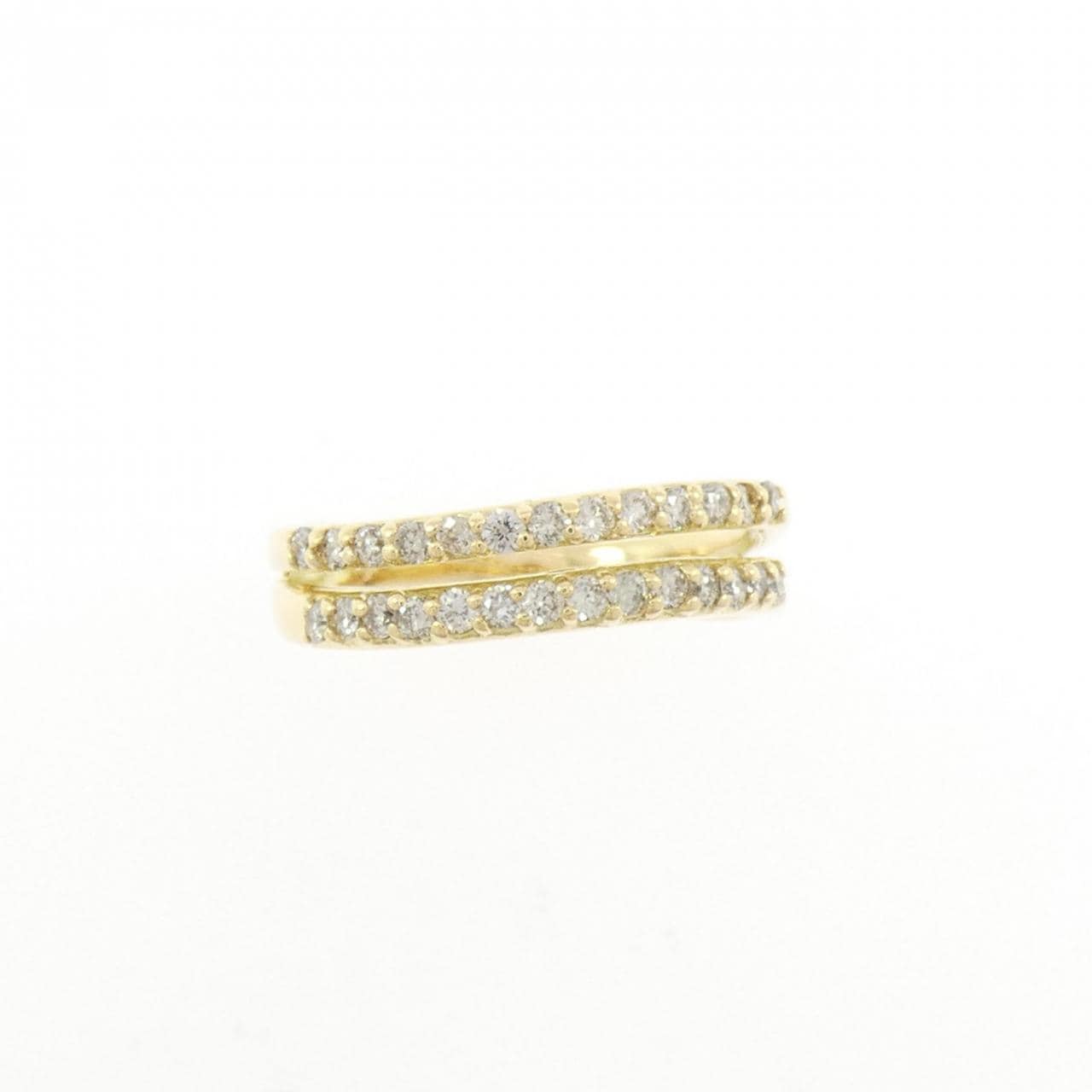 K18YG ダイヤモンド ピンキーリング 0.24CT