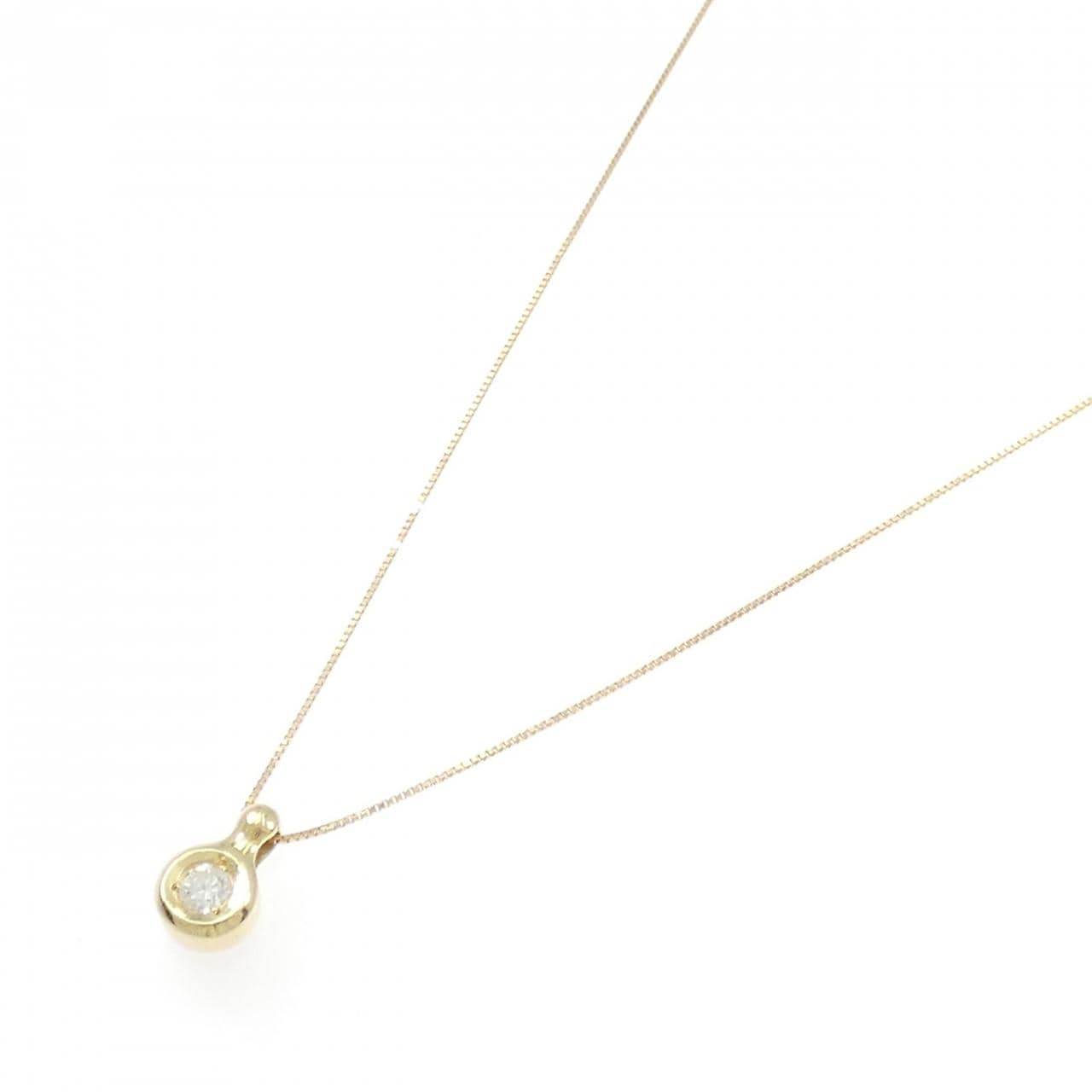 K18YG ダイヤモンド ネックレス 0.27CT