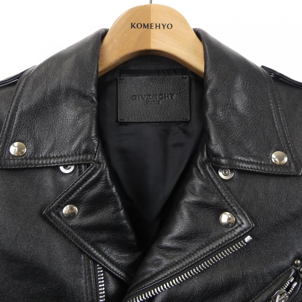 GIVENCHY BM00CA60E4 皮革骑手夹克