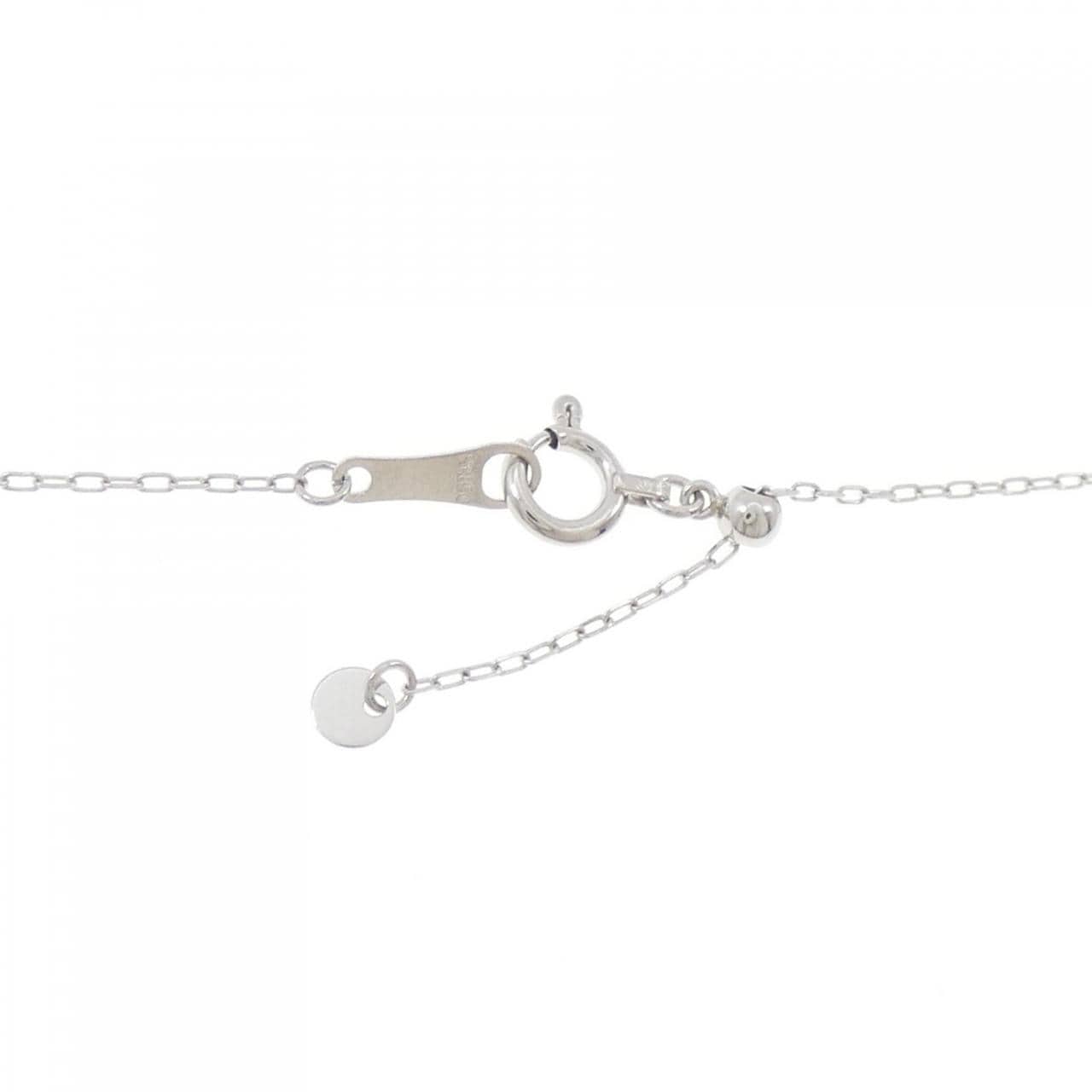 PT900/PT850 ソリティア ダイヤモンド ネックレス 0.10CT