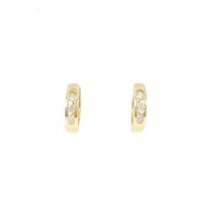 K18YG ダイヤモンド ピアス 0.12CT