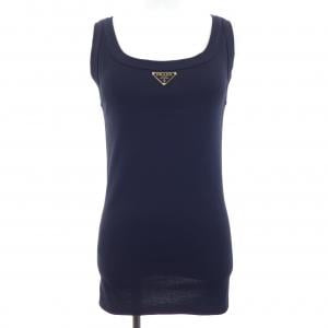 プラダ PRADA トライアングルロゴ リブニット ジャージー タンクトップ 39546X S222 10Z0 タンクトップ