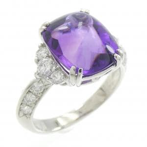 PT900 アメジスト リング 4.24CT