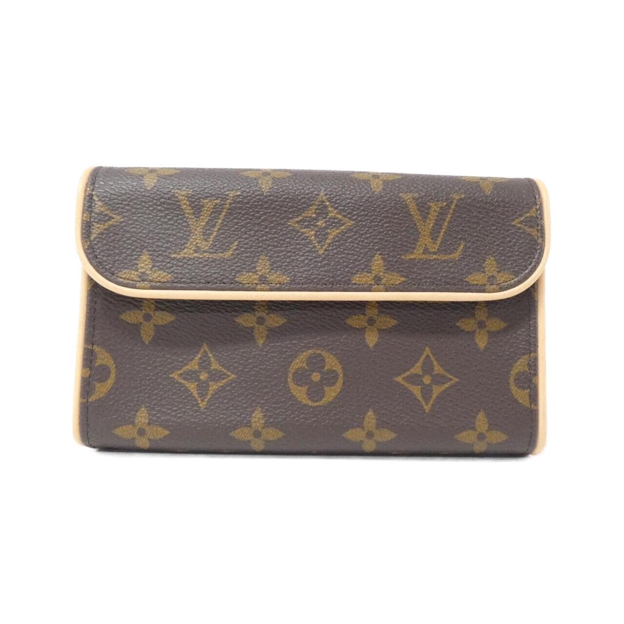 [vintage] LOUIS VUITTON Monogram Pochette Florentine XS M51855+M67303 Waist Bag