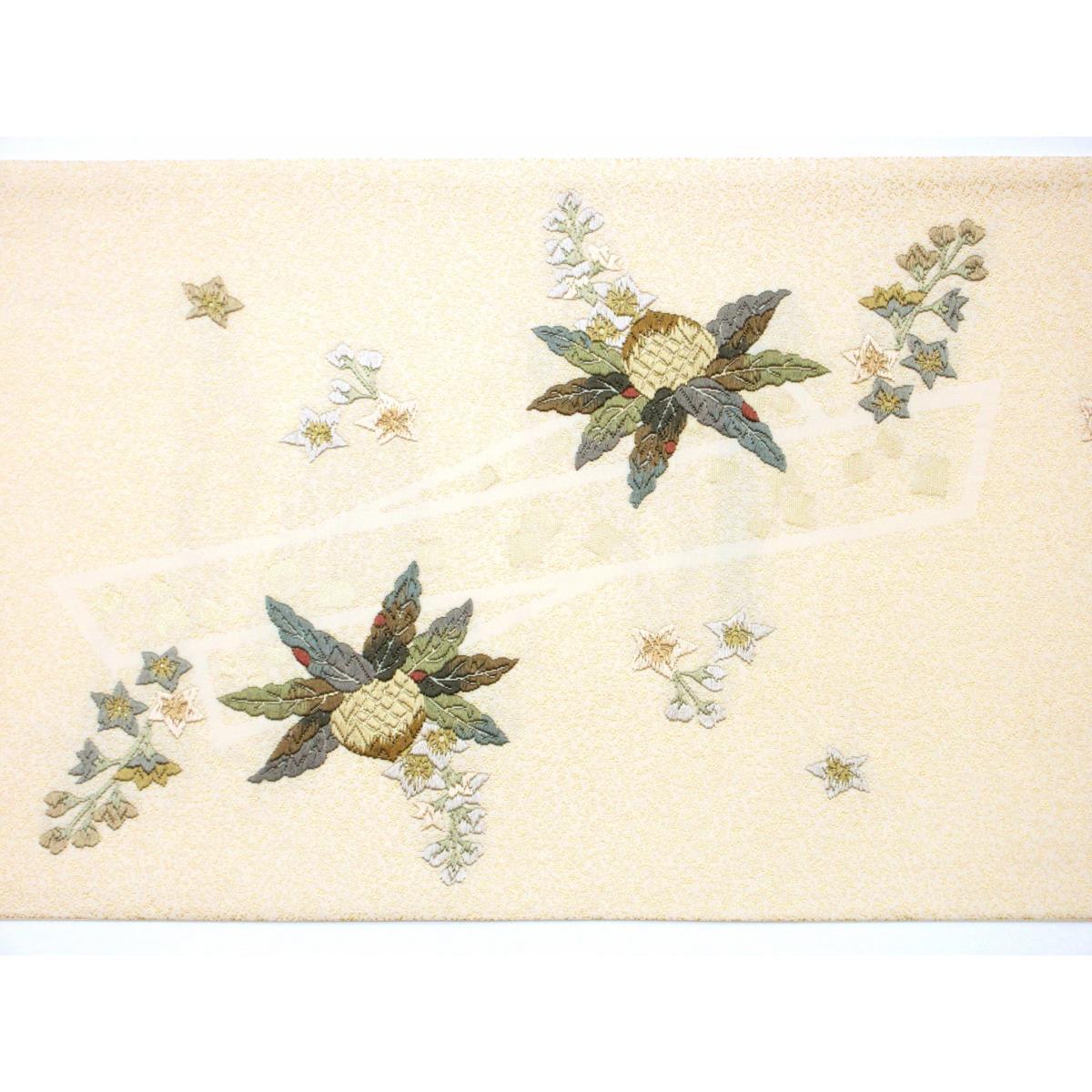 【未使用品】袋帯　唐織【羽田登喜男】