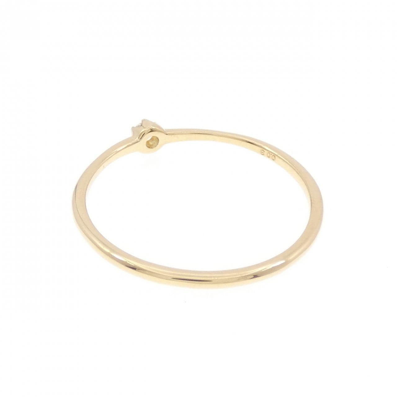 【リメイク】K18YG ダイヤモンド リング 0.03CT
