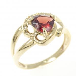 K10YG ガーネット リング