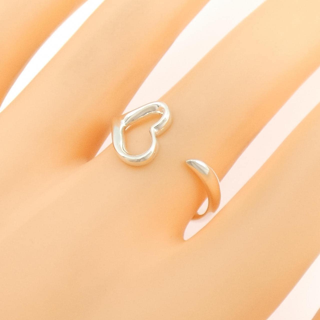 ティファニー オープンハート リング