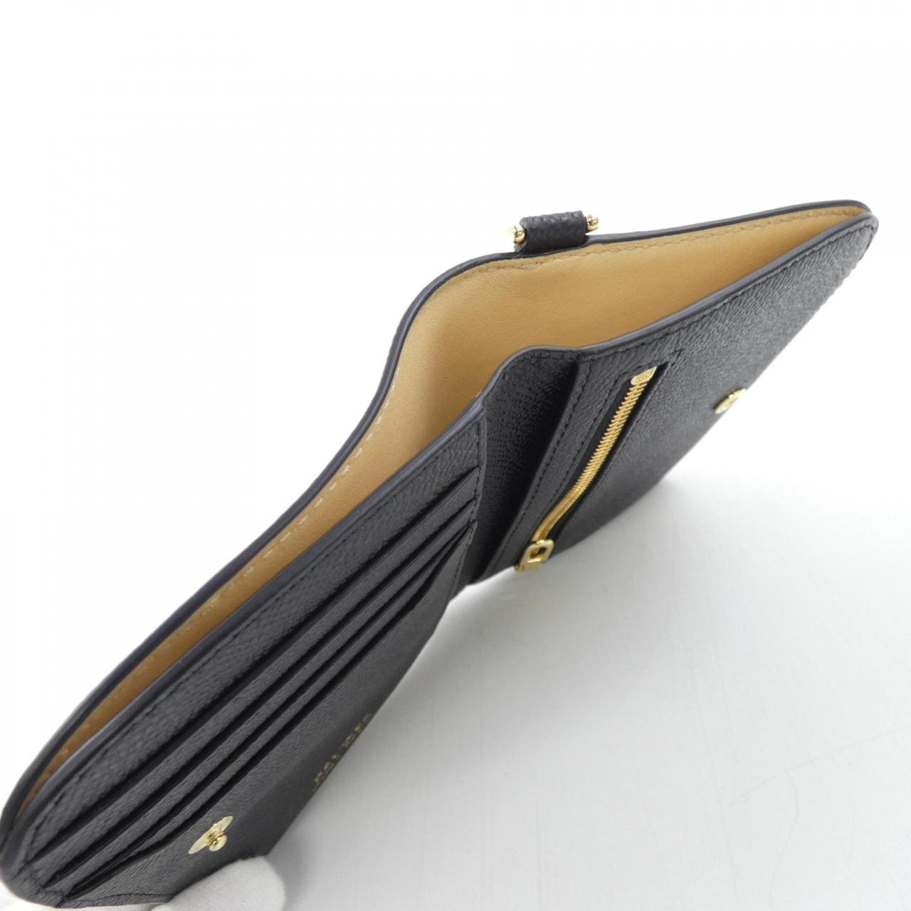 デルボー DELVAUX VAGABOND COMPACT WALLET AB0674BKN WALLET