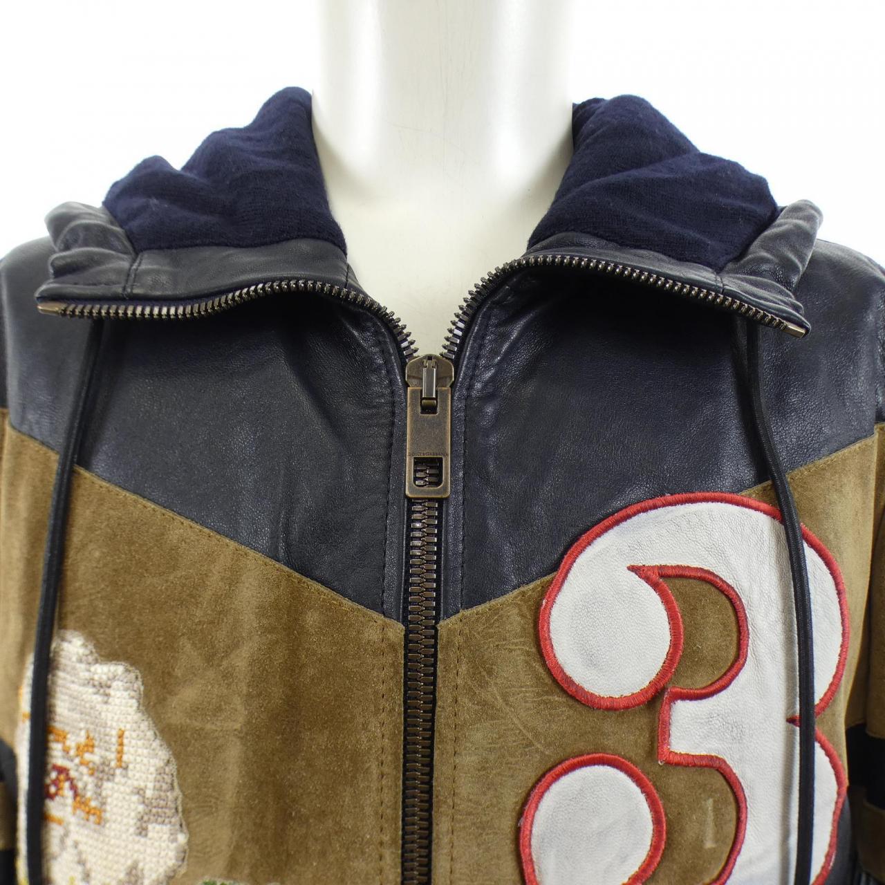 ドルチェアンドガッバーナ DOLCE&GABBANA G9GP6Z/FUL7S レザージャケット