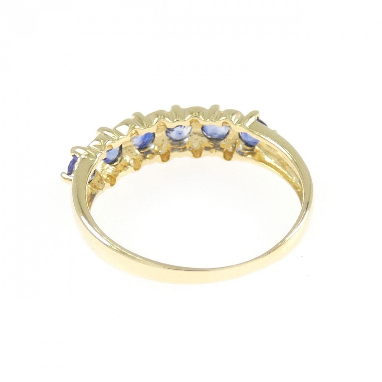 K18YG サファイヤ リング 0.64CT