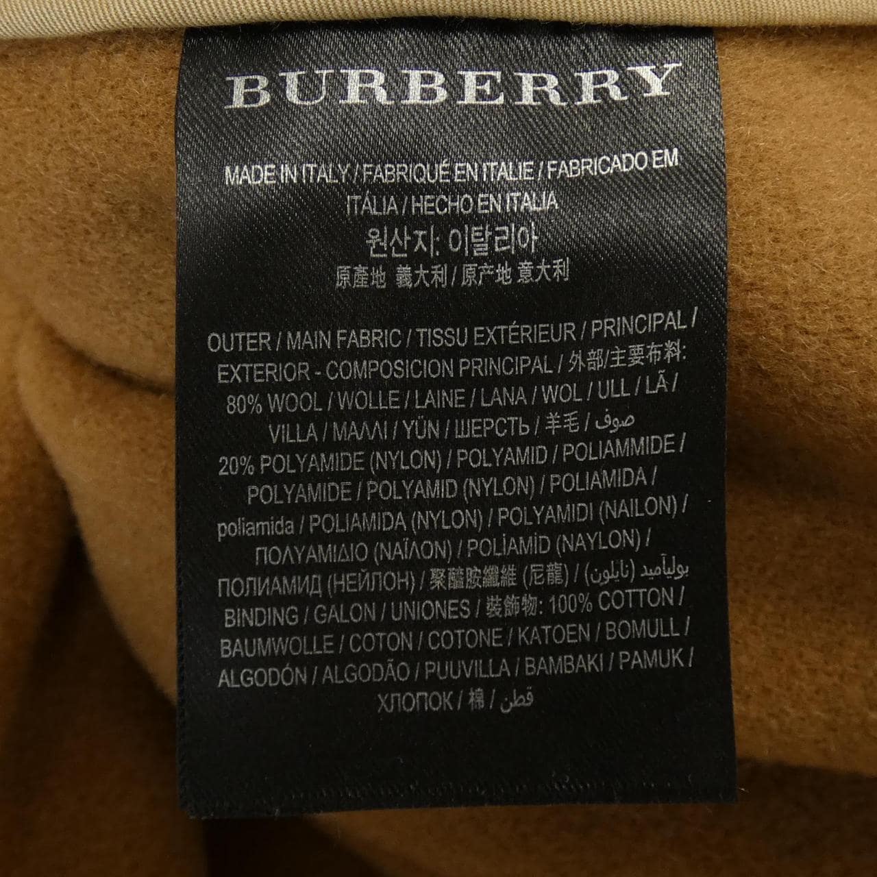 BURBERRY巴寶莉行李外套