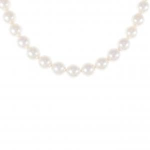 [BRAND NEW] Silver Clasp Akoya Pearl Necklace 7-7.5mm