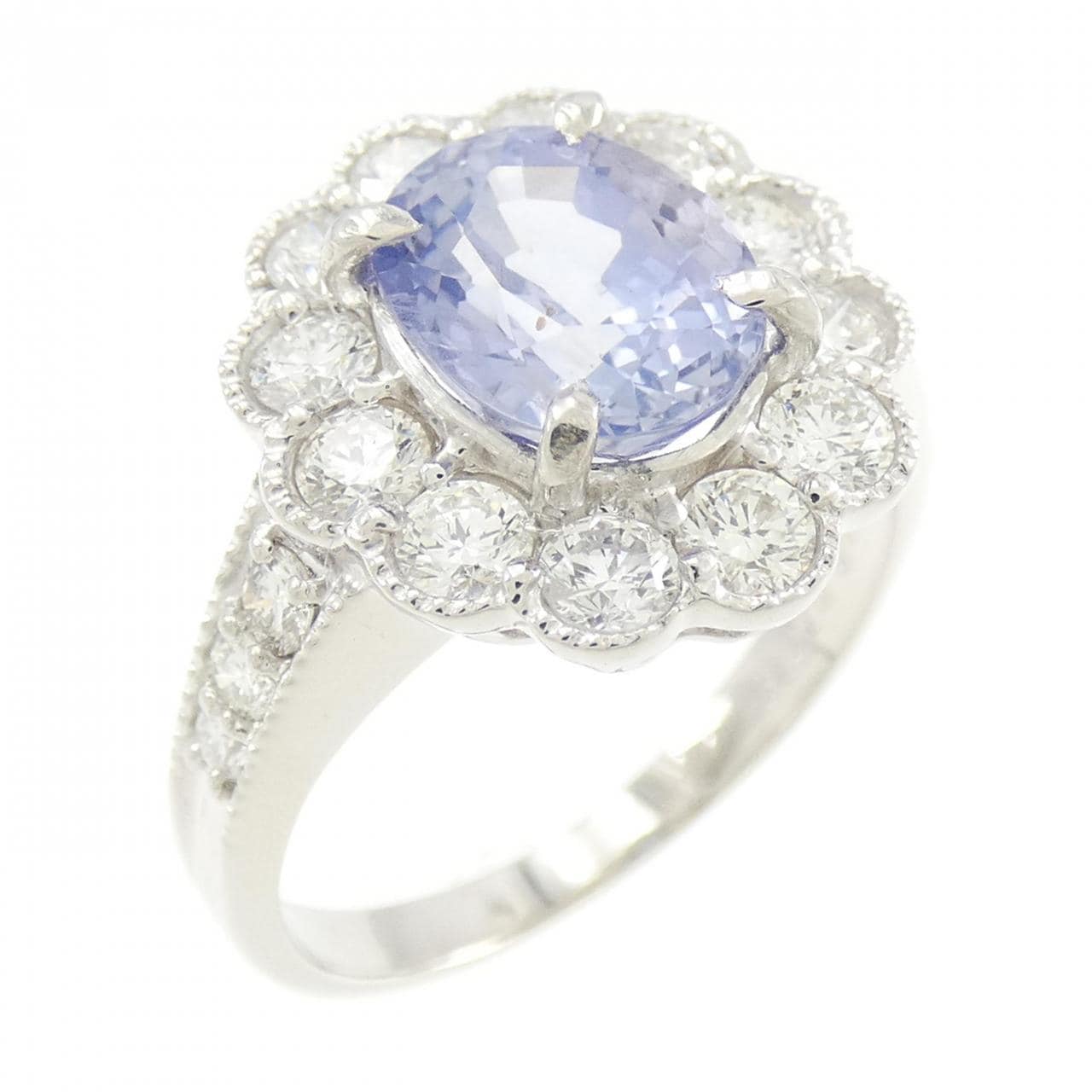 PT Unheated Sapphire Ring 2.36CT from Sri Lanka