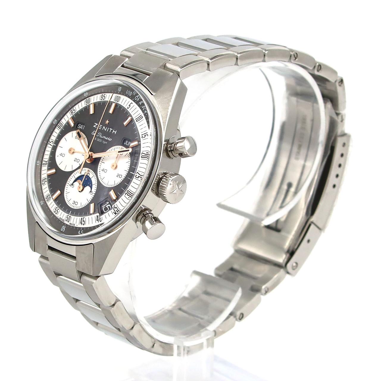 【新品】ゼニス クロノマスターオリジナル トリプルカレンダー 03.3400.3610/39.M3200 SS 自動巻