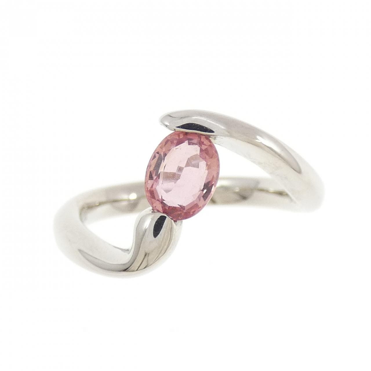 PT900 パパラチアサファイヤ リング 0.670CT