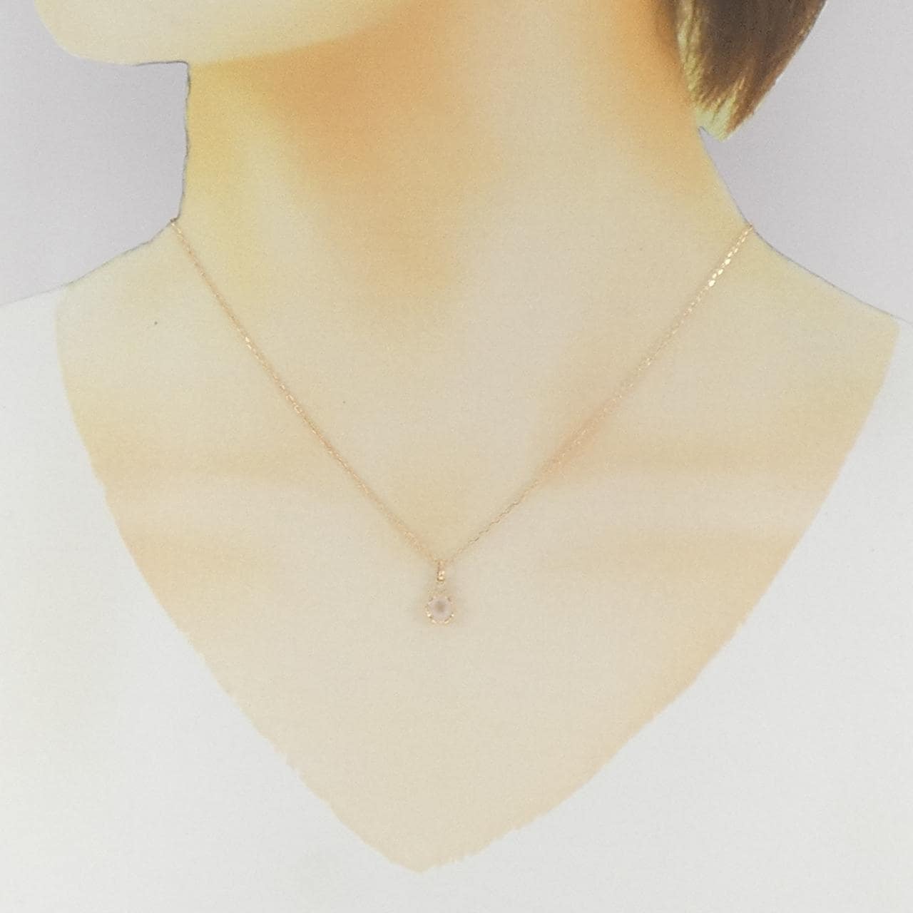 K10PG ローズクオーツ ネックレス