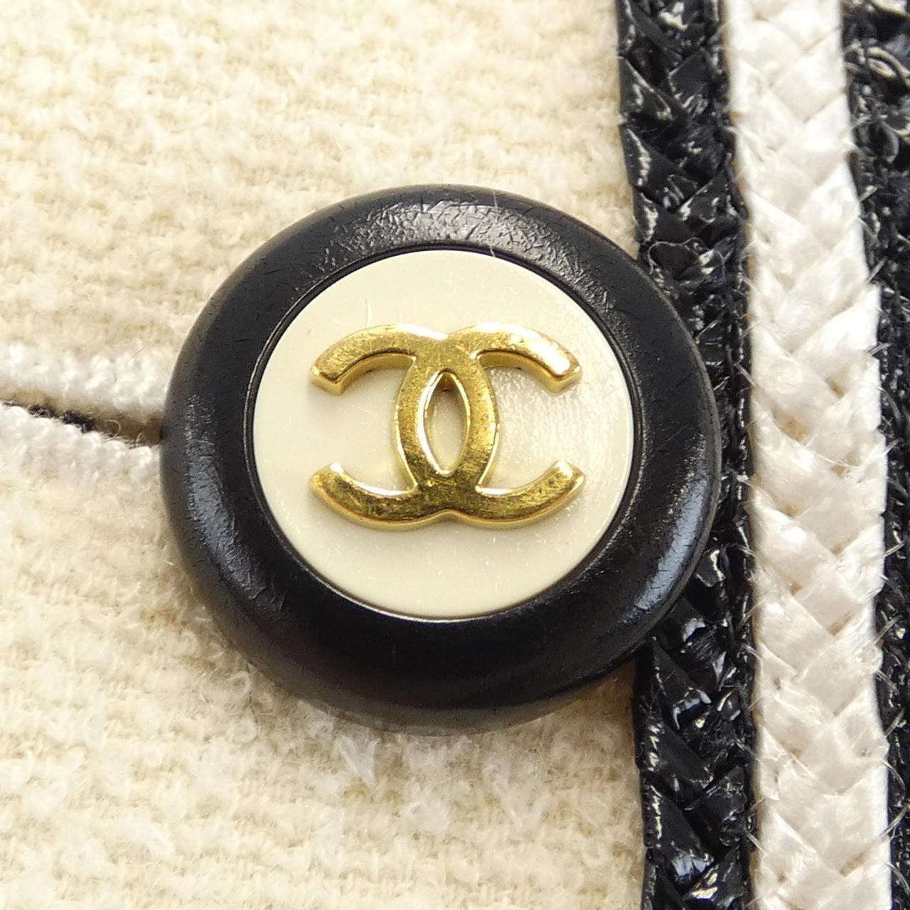 【ヴィンテージ】シャネル CHANEL P04834V04021 95P ノーカラージャケット